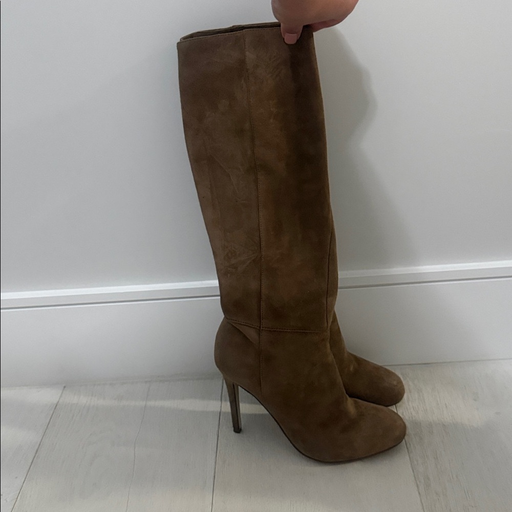 Brown Suede Women's Boots Ivanka Trump